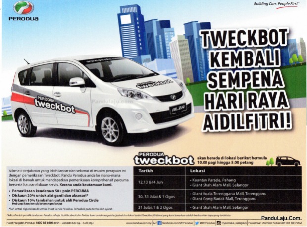 Program Tweckbot Perodua